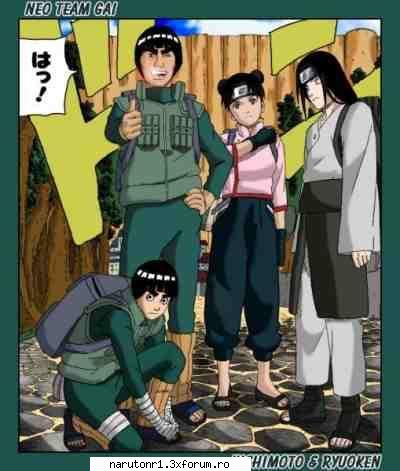 echipa gai

rock lee

rock lee  este un membru al echipei gai şi studentul favorit al echipei